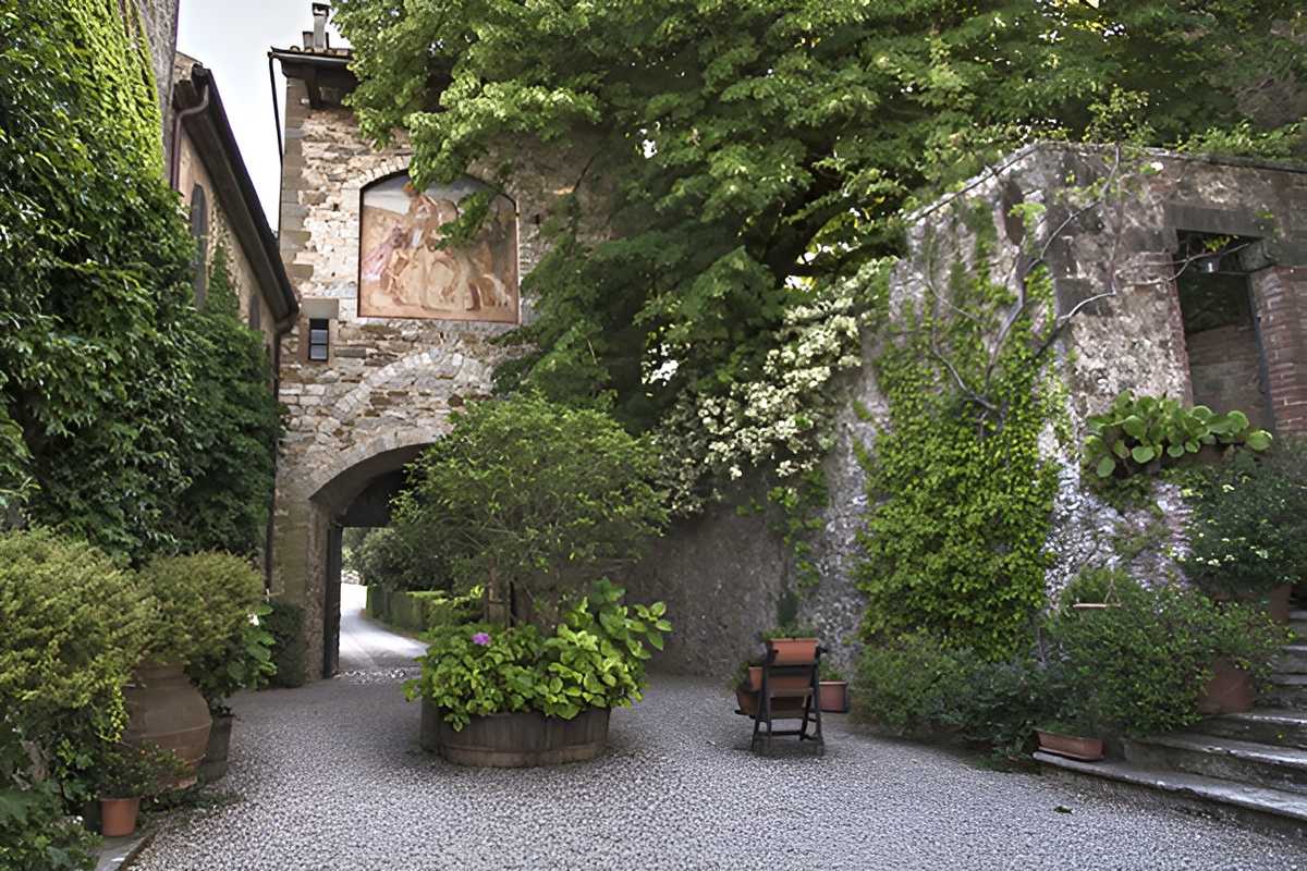 San Martino: external Castle - Chianti villa rentals